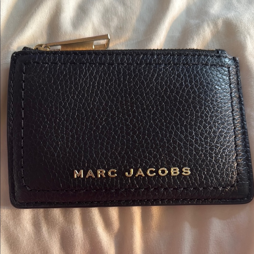 Marc Jacobs Black Leather Card Wallet
